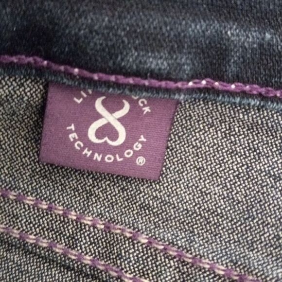 NYDJ Size 8 Jeans Womens Dark Wash Straight Leg USA Lift Tuck Stretch - Picture 10 of 12